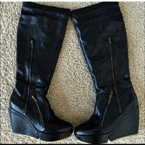 Worn once! Faryl Robin knee high boots!!